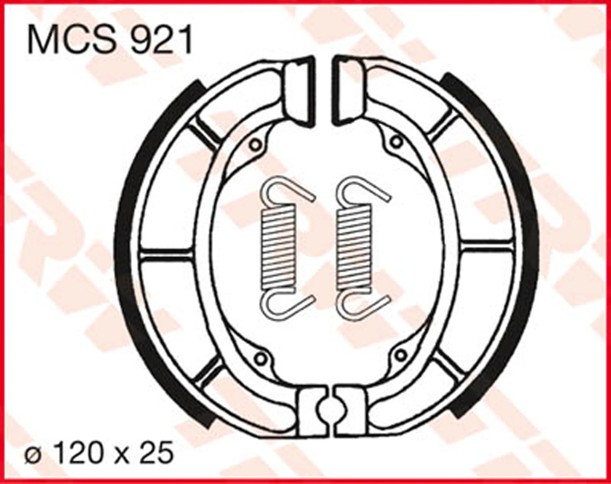 TRW TRW Bremsbacken Organisch günstig | Louis 🏍️