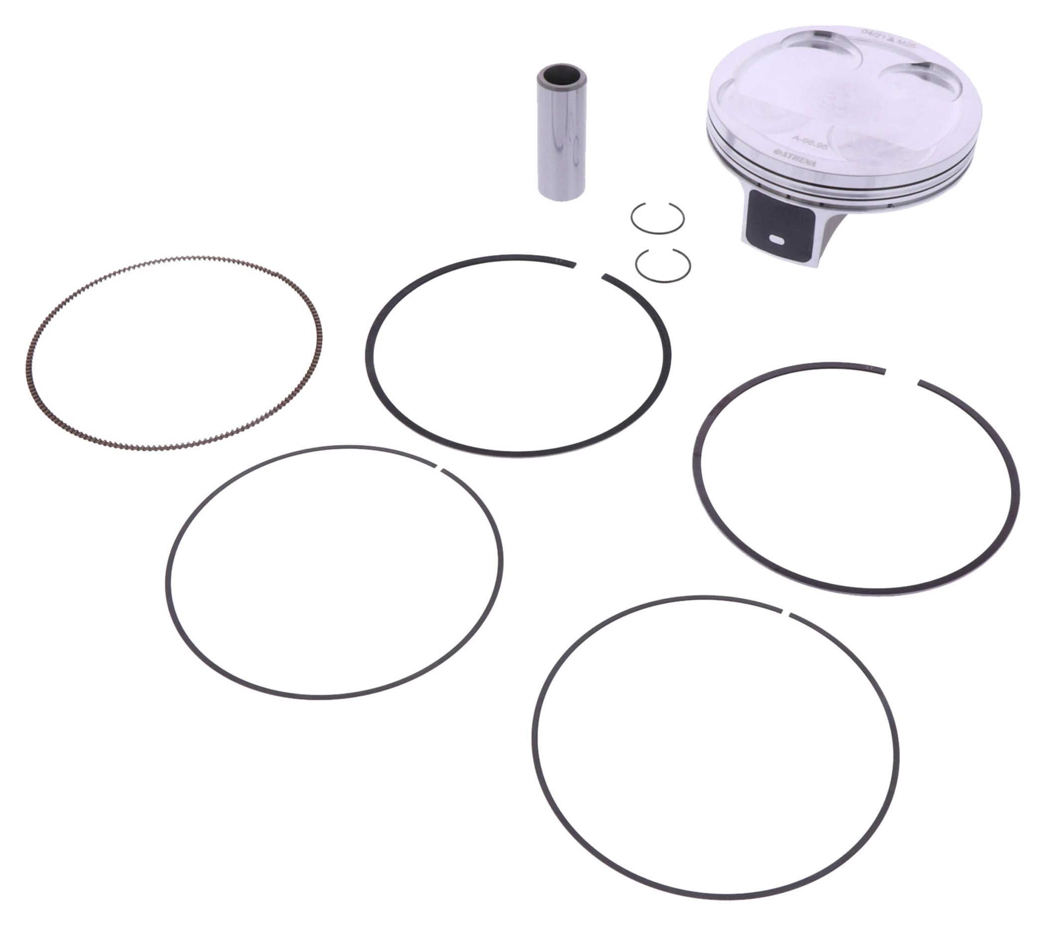 Athena Kolbensatz – Durchmesser 57,94 Mm, Passend Für Yamaha YZ 125 (1997-2016)