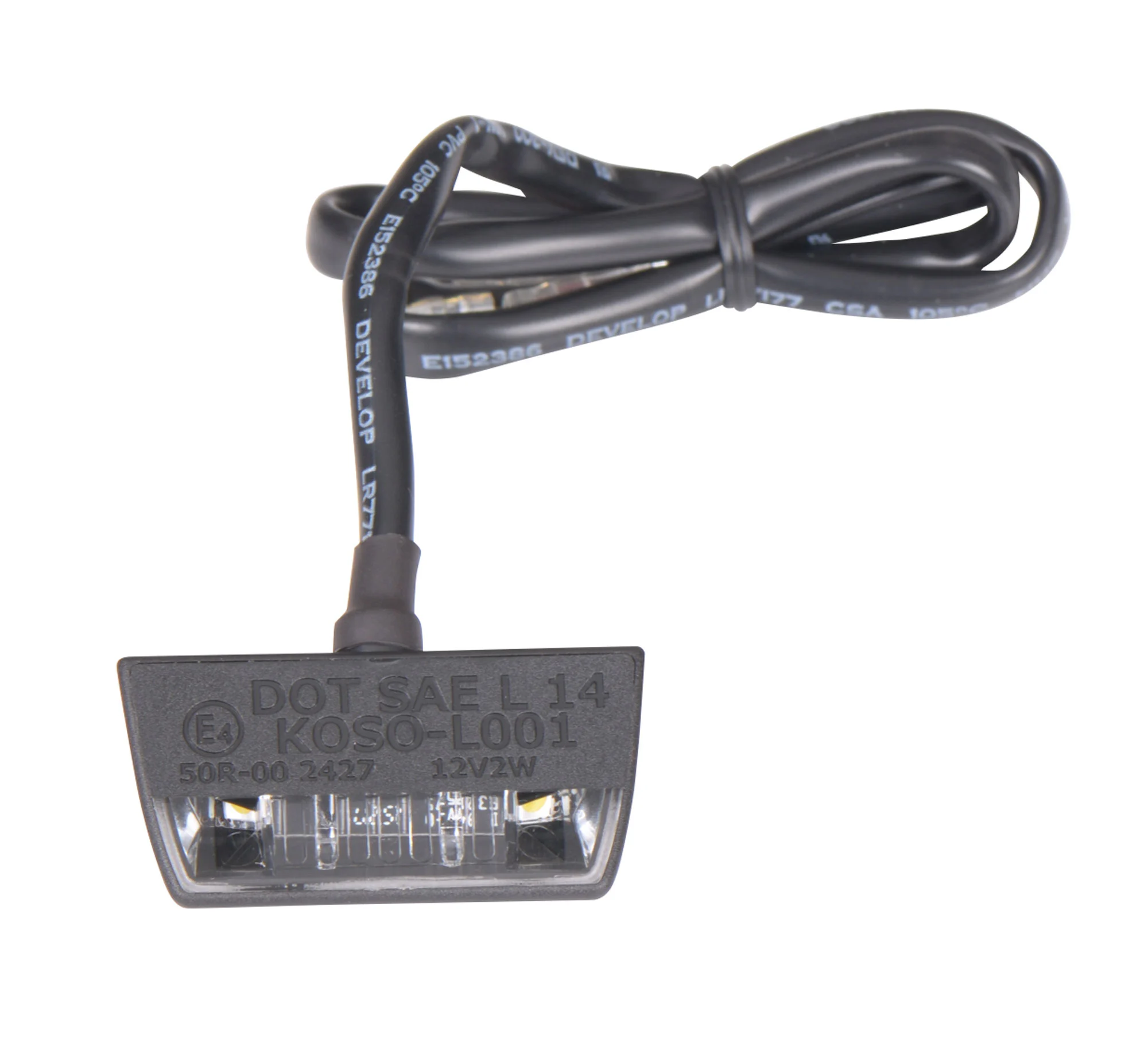 Produktbild von 2x LED SMD Kennzeichenbeleuchtung Kennzeichen Module - E-Prüfzeichen - Plug & Play - 6500K
