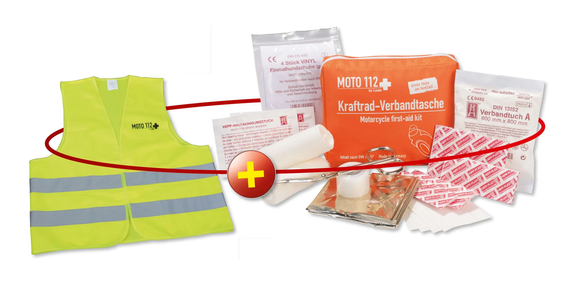 FIRST AID KIT+SAFETY VEST