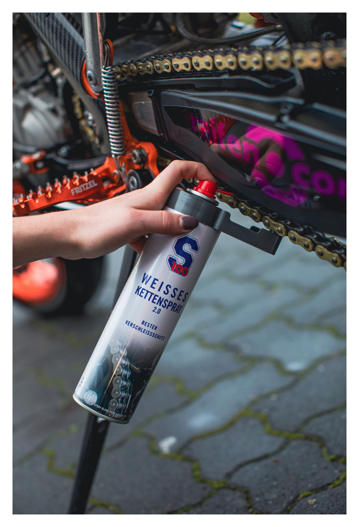 S100 Dry Lube Ketten Spray Suchy Smar Do U0141au0144cucha 100ml