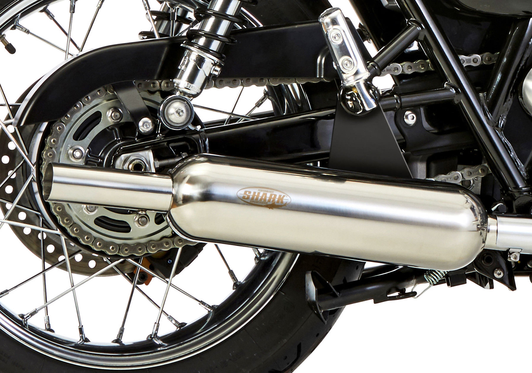 shark road motorcycle exhaust