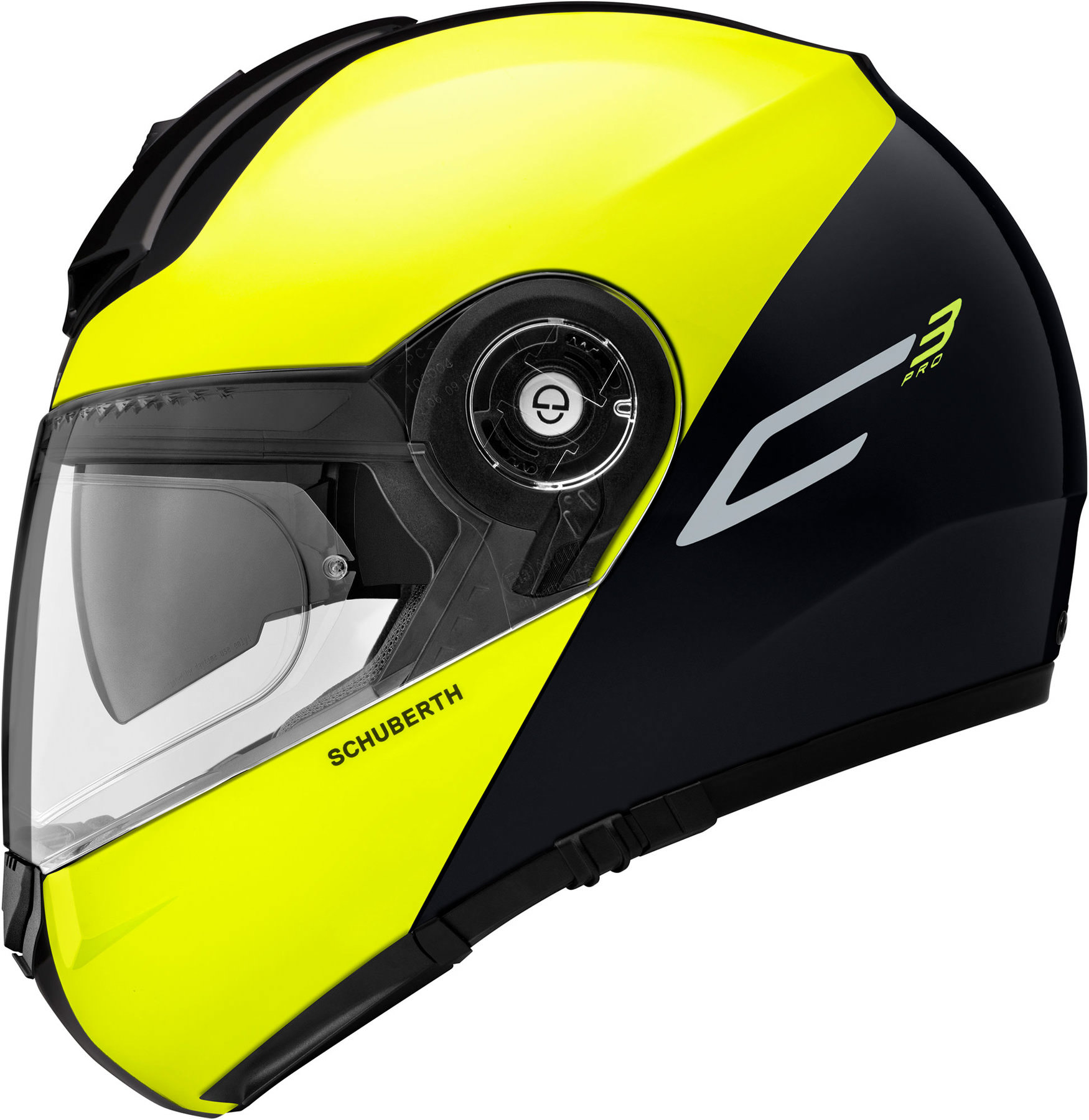 Schuberth c3 pro split yellow Clearance