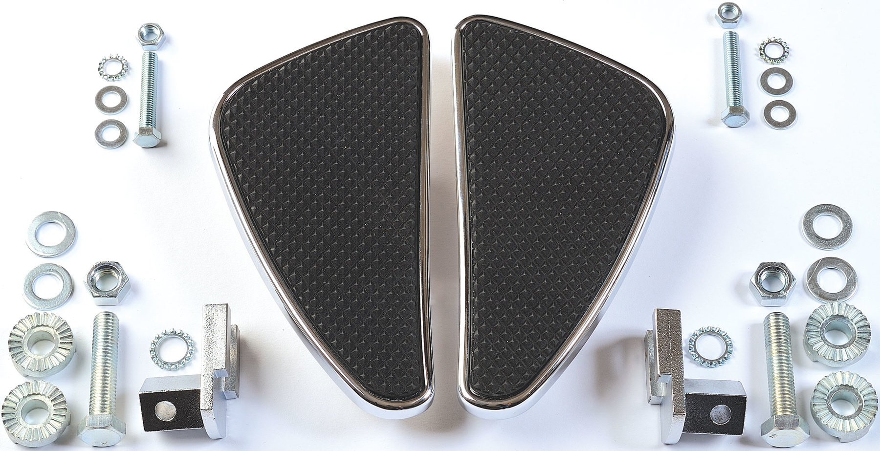 Buy Rider Footboards Universal, Pair, Chrome Louis motorcycle clothing and technology