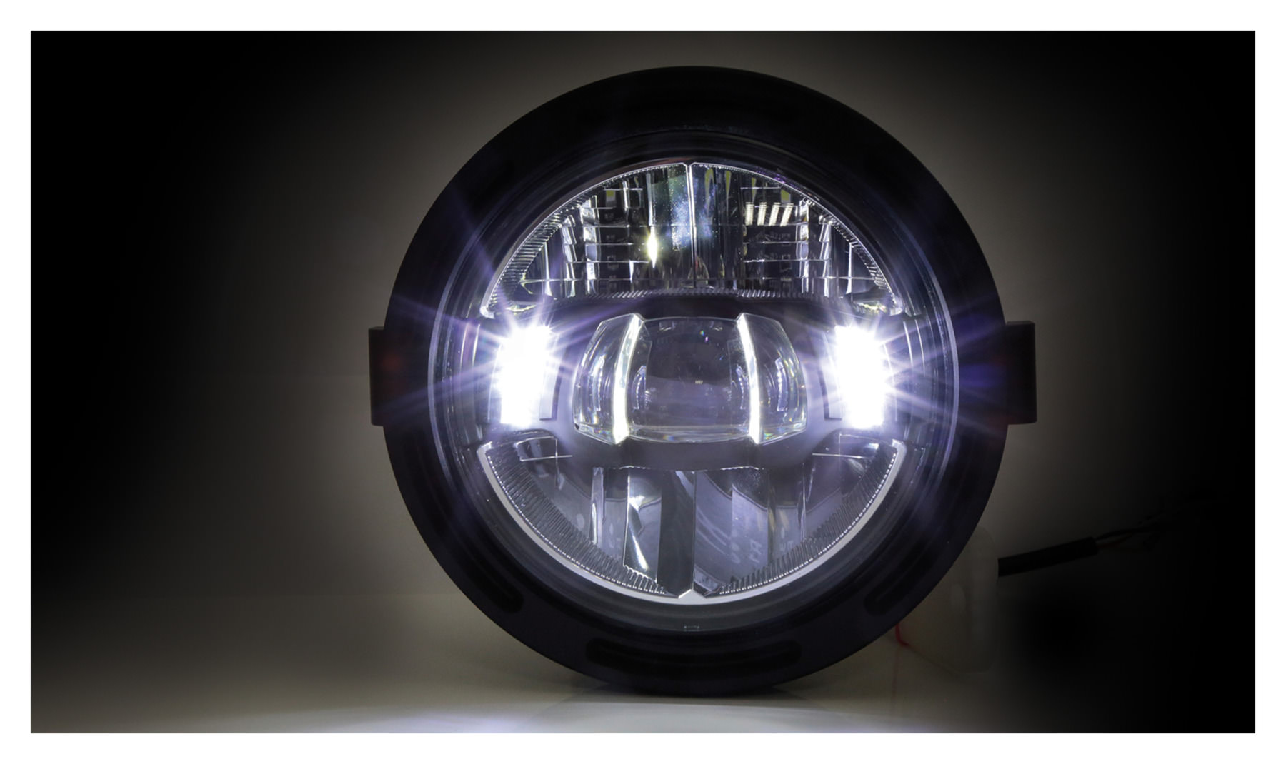Highsider LED main headlight FRAMER2, type 10 5 3/4", side or bottom
