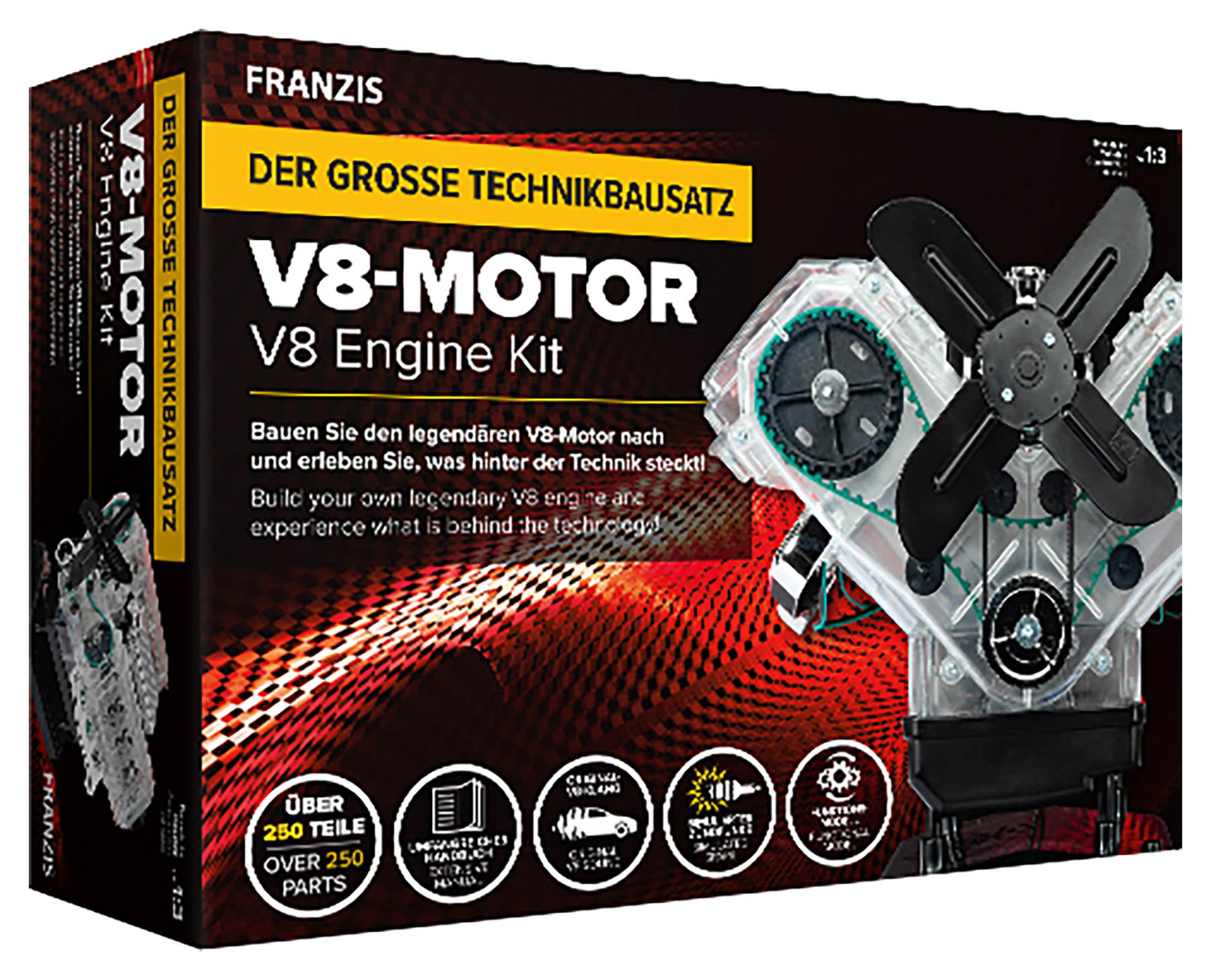FRANZIS V8 Motor Technik-Bausatz Neue Version 2020 ! kaufen | Louis Motorrad - Bekleidung und ...