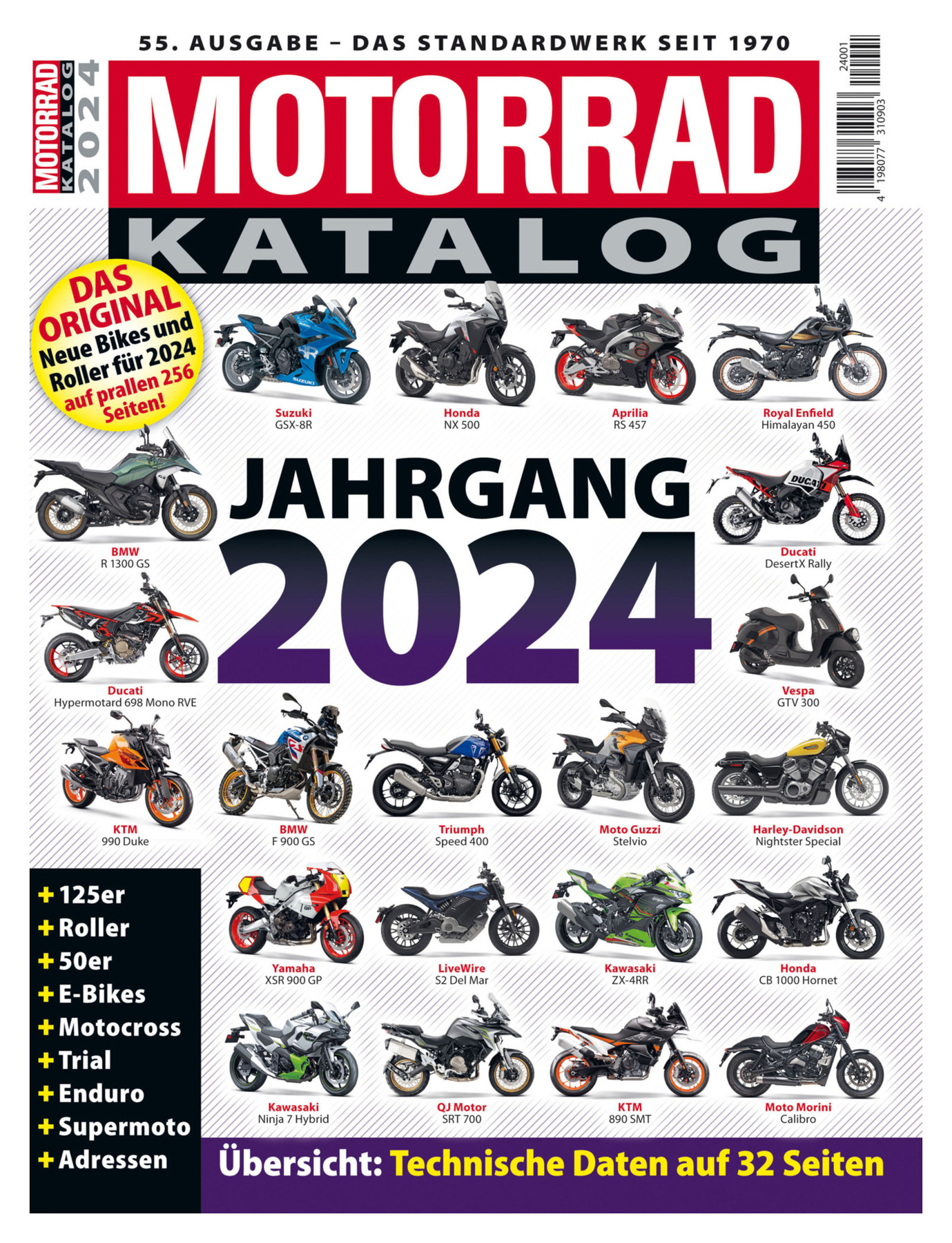 Map&Guide MOTORRAD KATALOG 2025 ZEITSCHRIFT, 250 SEITEN