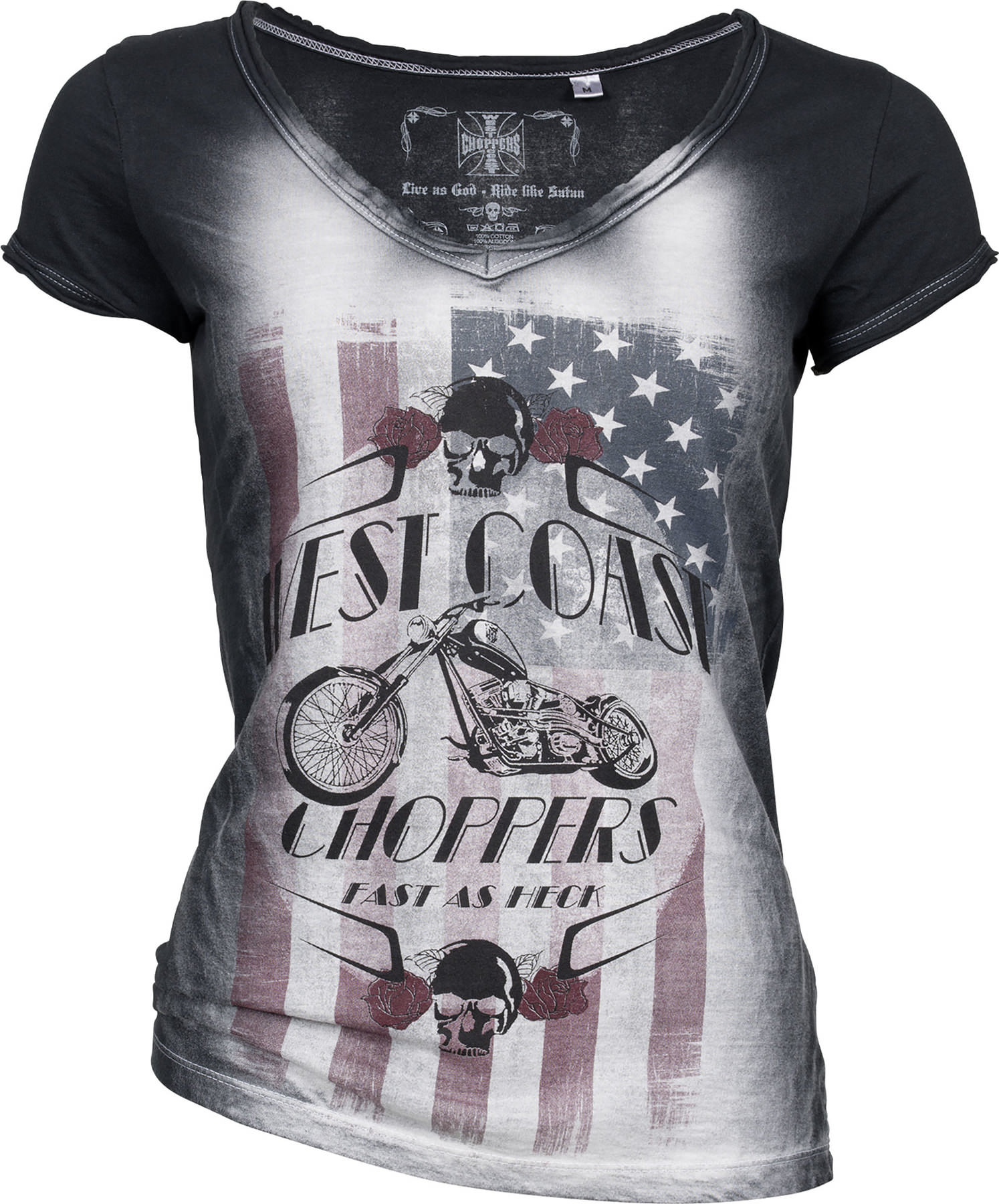 Acheter West Coast Choppers Fast As Heck Ladies T-shirt ...