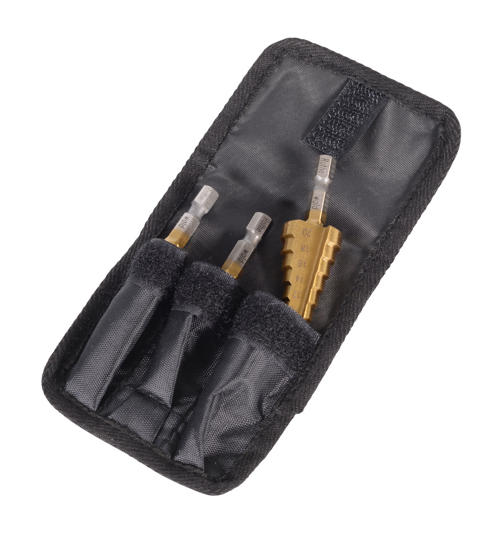 Brand New Imperial 3pc Cone/Step Drill Set In Protective Wallet  UK STOCK 