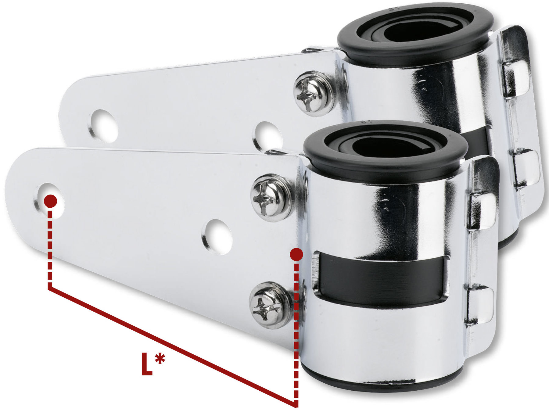 Louis Lamp Bracket made out of Alu or Steel Pair