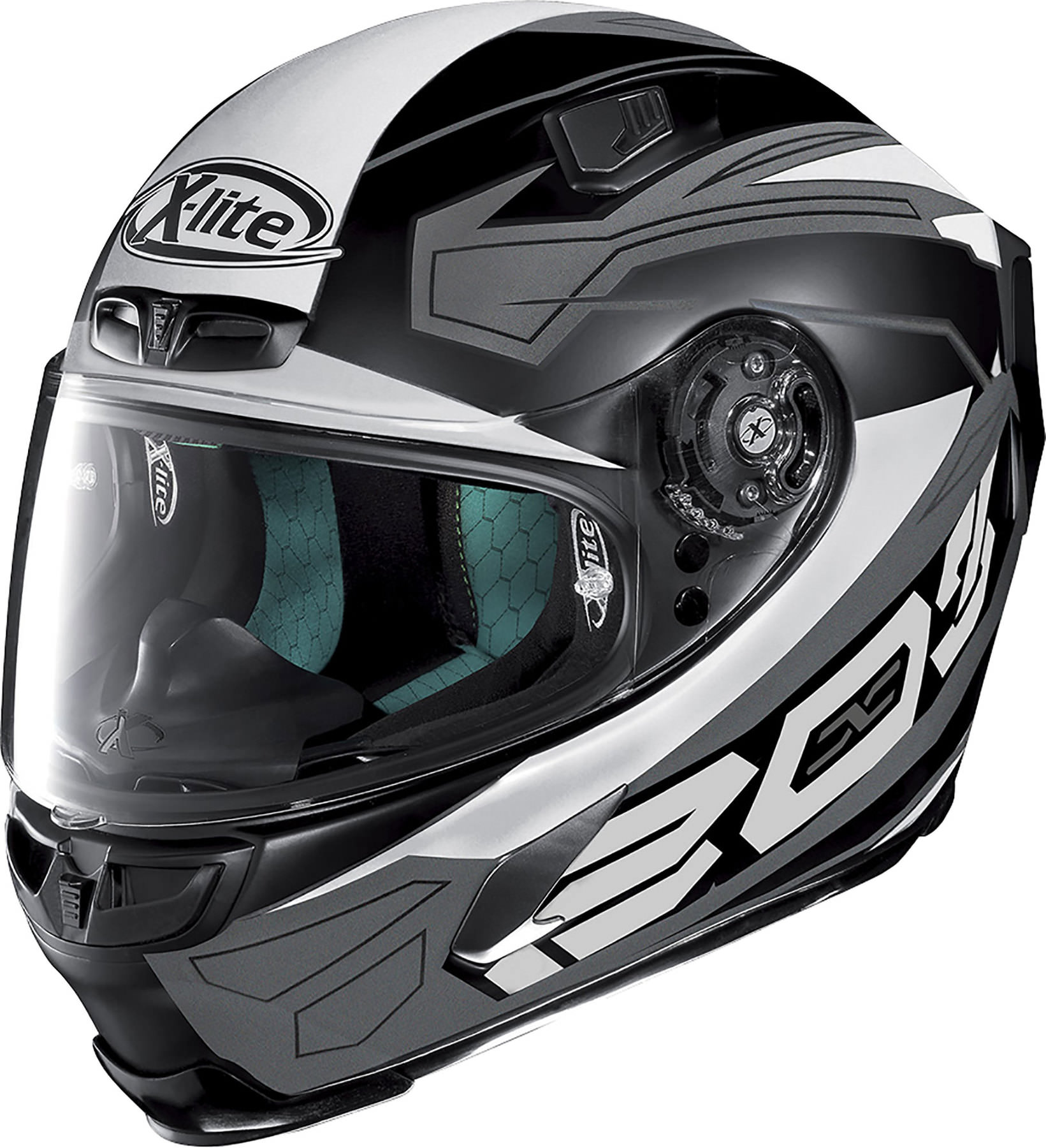 helmet lock for open face helmet