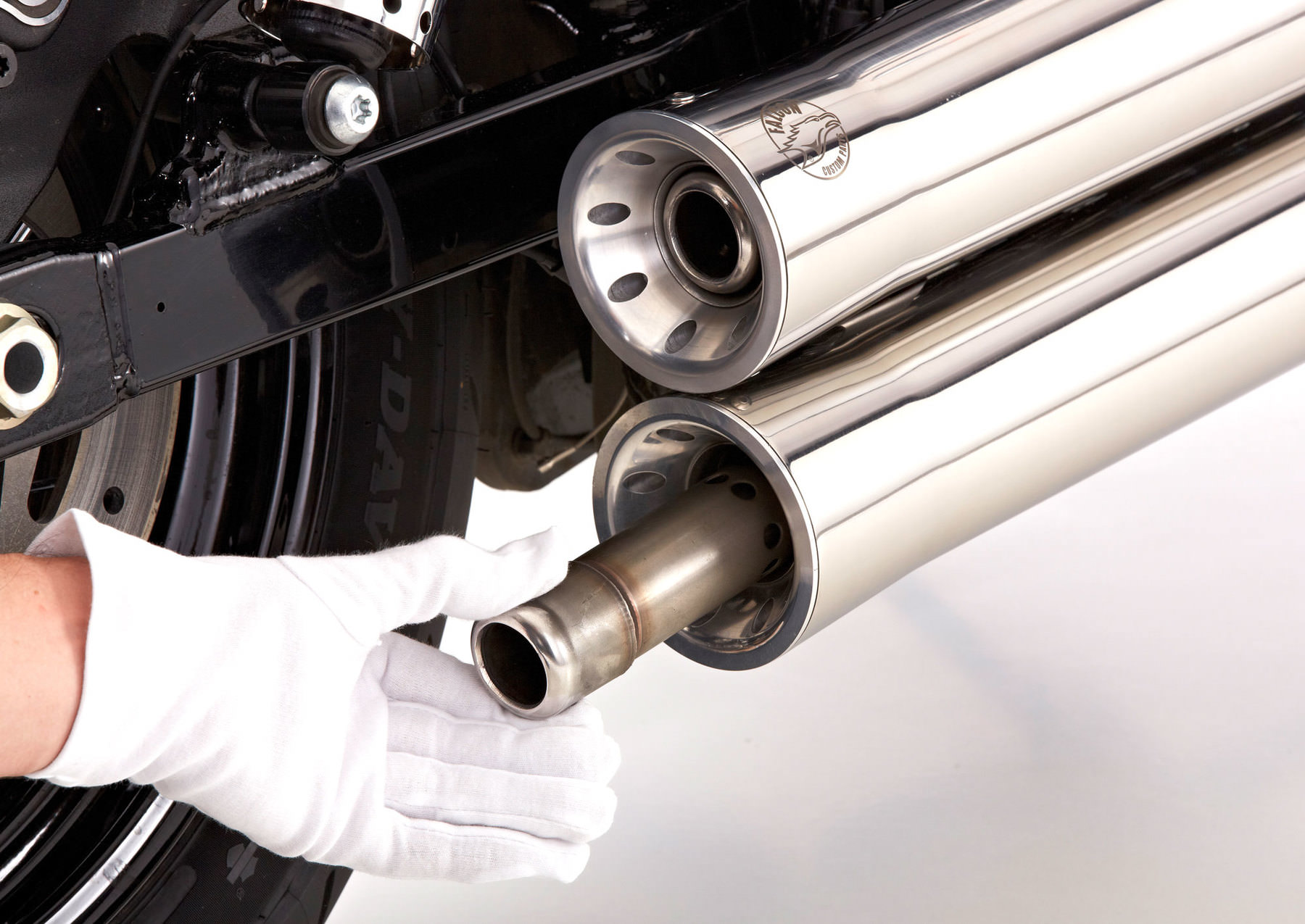 Falcon Falcon Double Groove Complete Exhaust Full Exhaust System