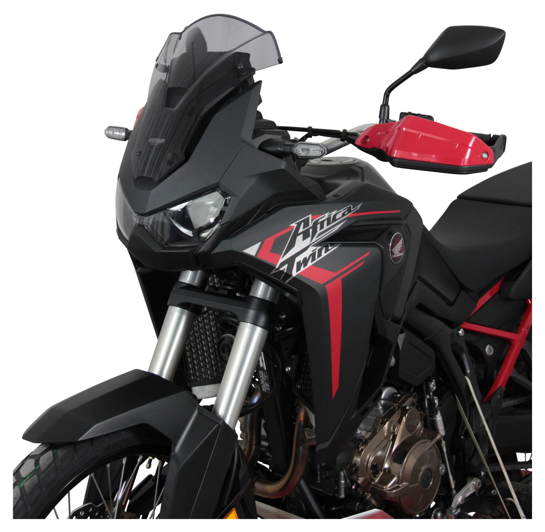 MRA Racingscheibe 'R' Rauchgrau Für Honda VFR 800 RC46 (1998-2001) – 385 Mm Lang Oder 420 Mm Breit
