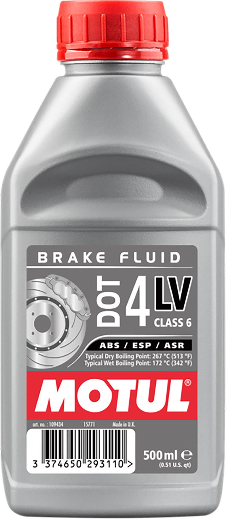 Motul DOT 4 LV Brake Fluid 0,5L