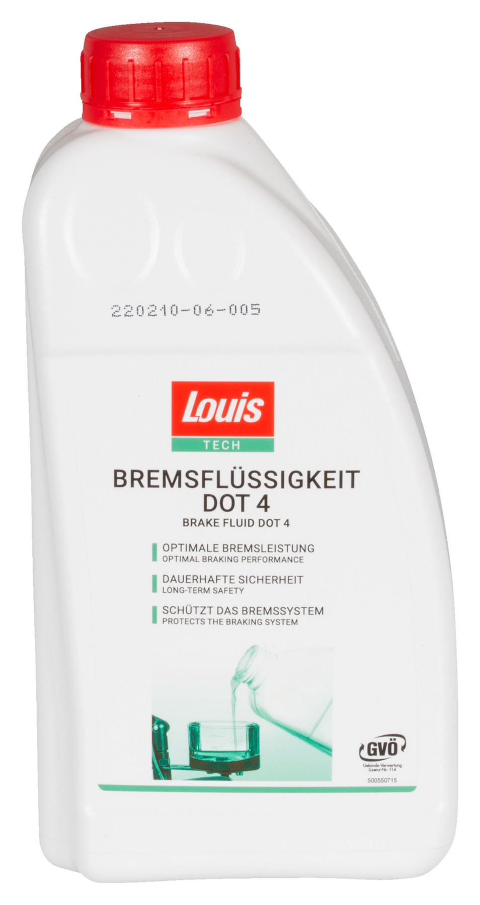 uitdrukking Trouw rooster Louis Tech REMVLOEISTOF DOT 4 LOUIS, INHOUD: 1000 ML