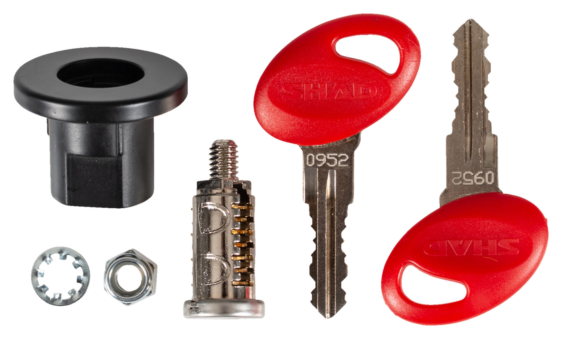 Shad Replacement lock set of 1 Shad Topcases SH48SH59