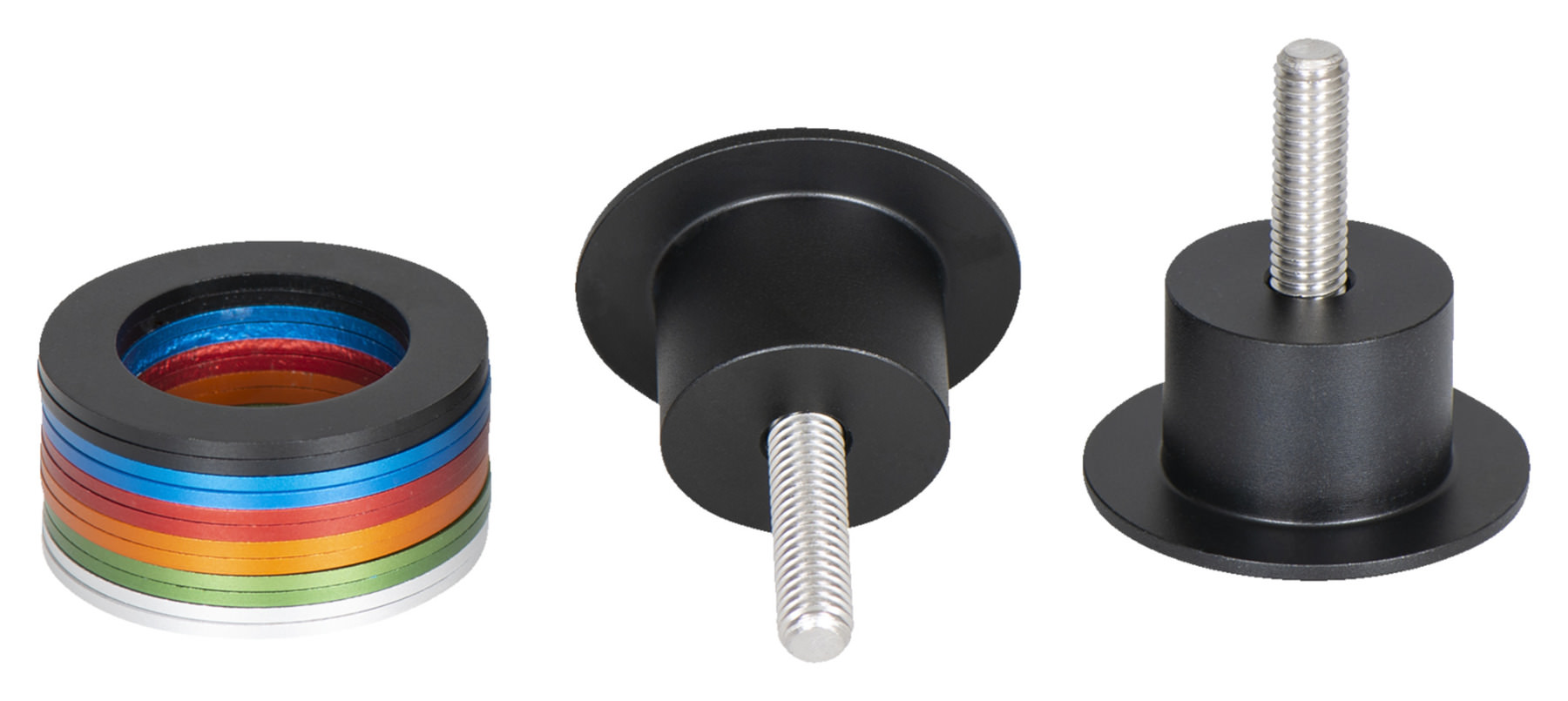 Motorstuurgrepen 22mm - Aluminium Gewichtsbalans 2 Stuks Zwart - Universeel
