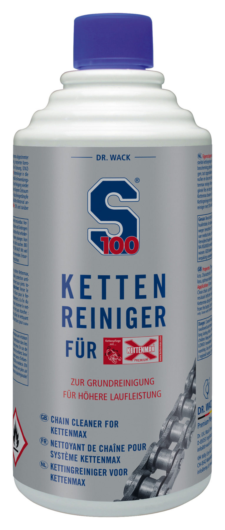 S100 S100-KETTINGREINIGER KETTENMAX, INHOUD 500 ML