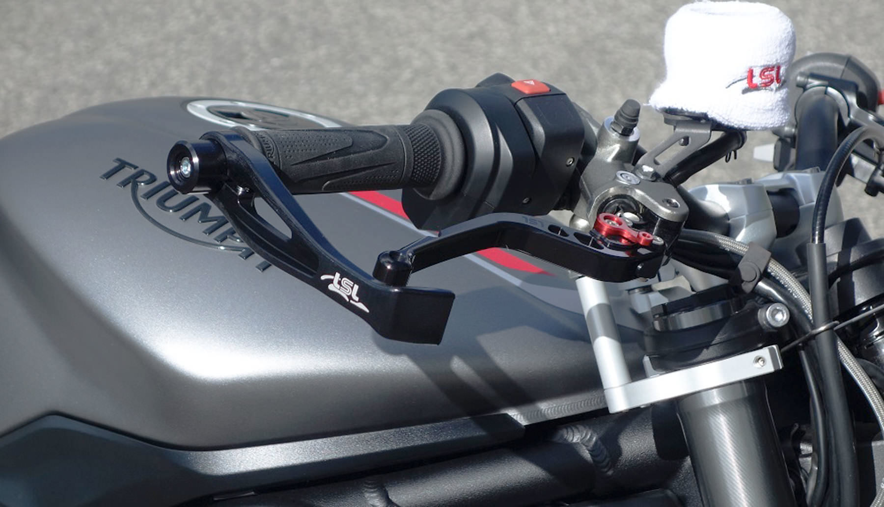 LSL LSL Lever Protector Black, Piece lowcost Louis 🏍️