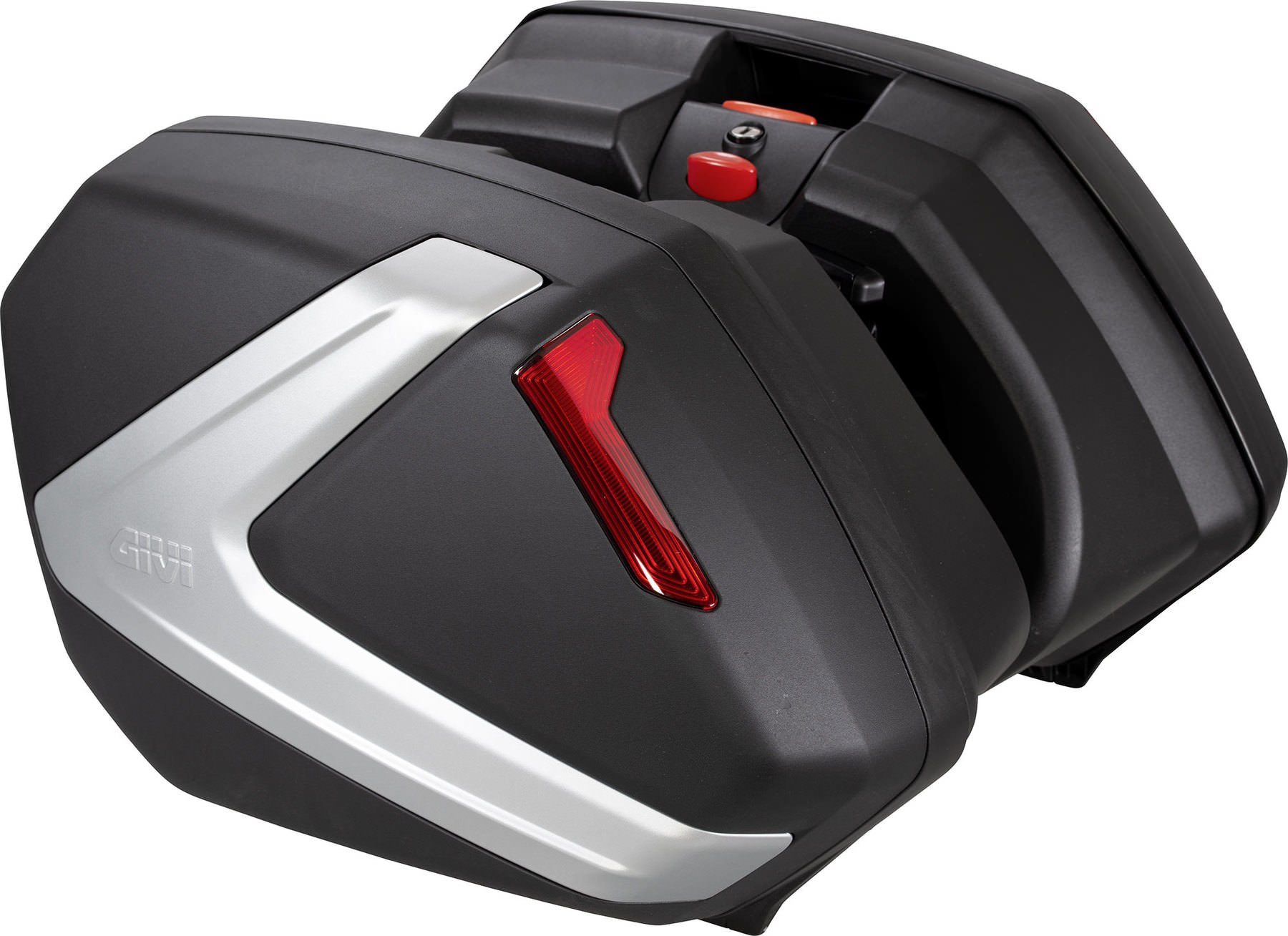 Givi Luggage set V37 silver optic Reflector selectable