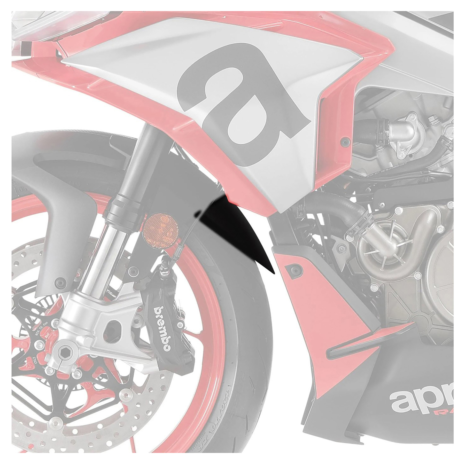 Motodak Parafango Cyclo Adapt. 103 Per Vogue/mvl - Nero Acciaio