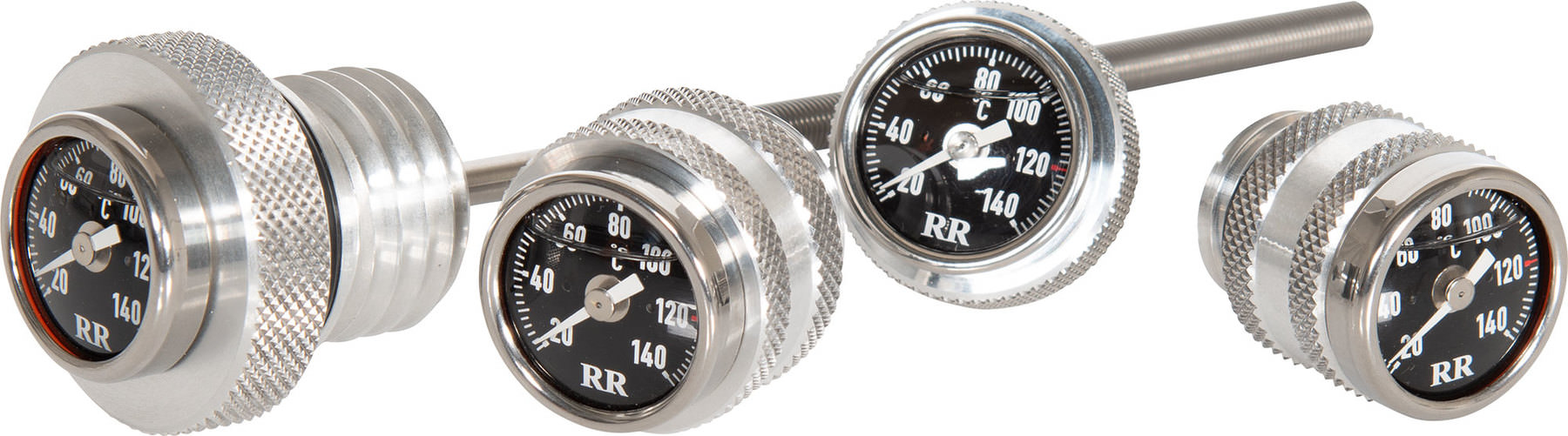 RR OilTemperature Gauge black and white dial