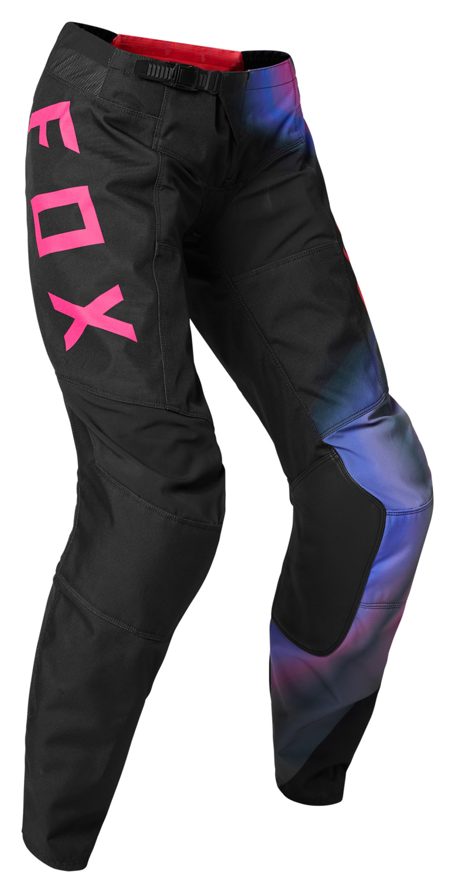 Fox Racing Guanti 180 Toxsyk Donna,Nero/Rosa,L
