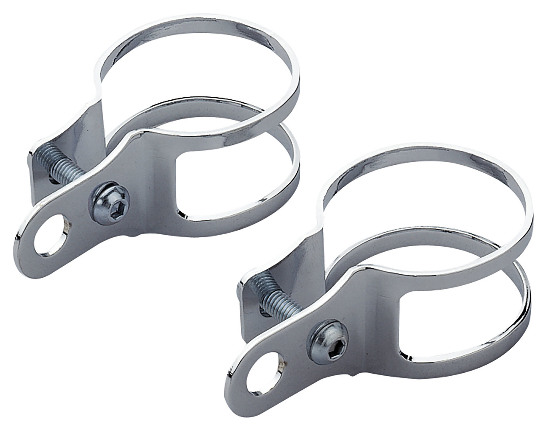 Supporti Faro Per Moto In Alluminio CNC – Diametro 39mm – Coppia Di Morsetti Per Forcella – Colore Nero