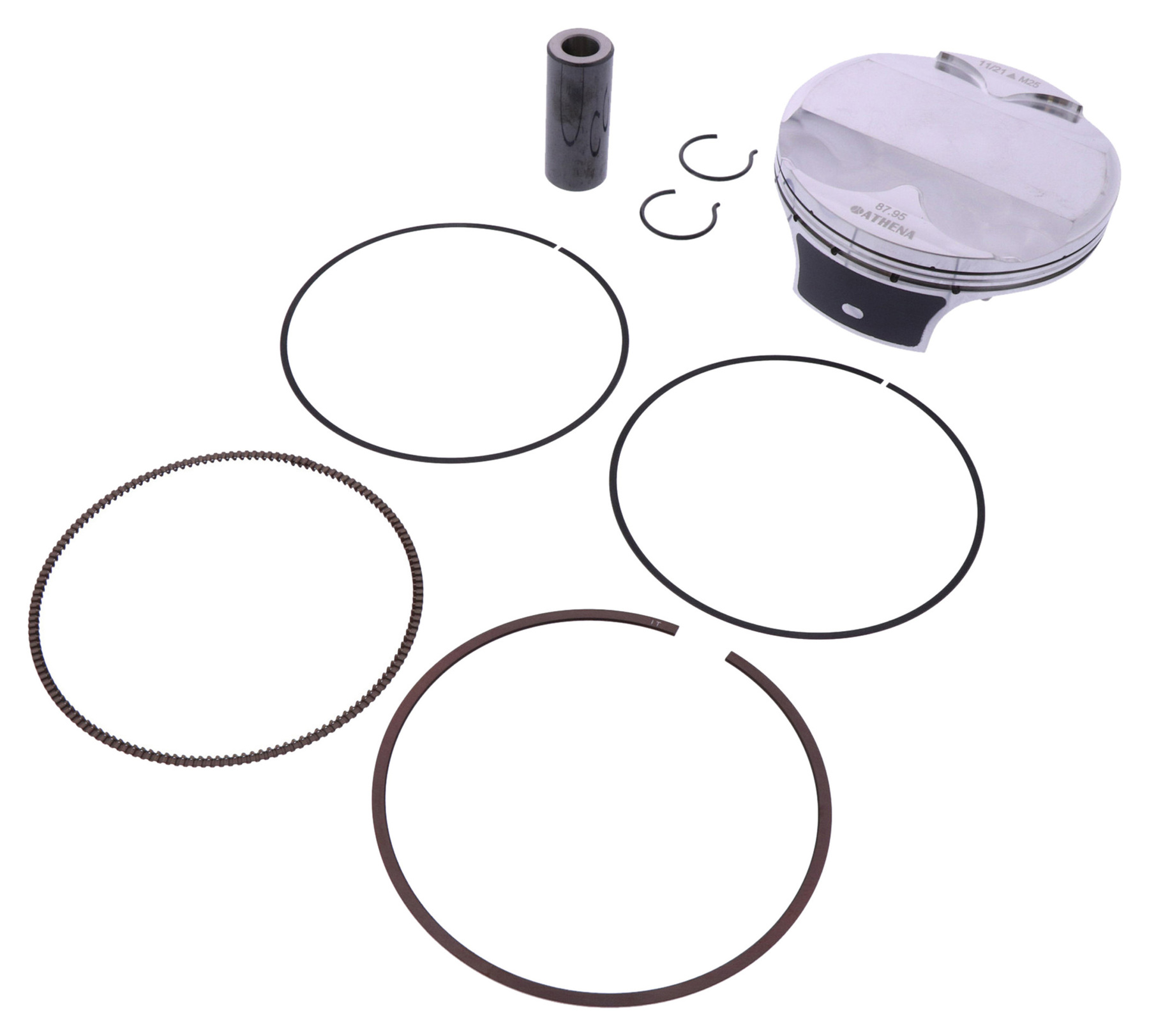 Athena S4F08200005A Ring Set Diameter 82 mm for Athena Piston