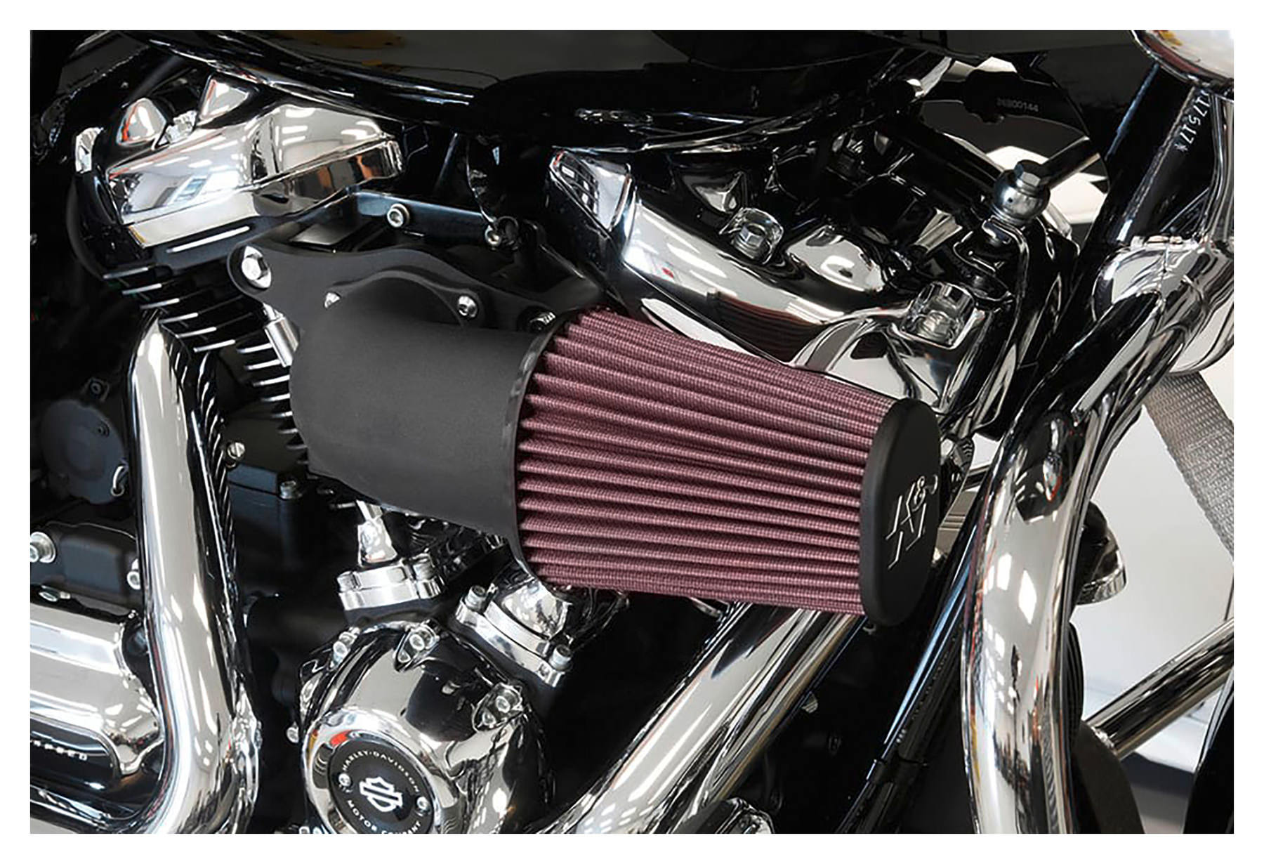 K&N RK-3945B Sportluftfilter Für Harley Davidson – Waschbar, Wiederverwendbar, Für Mehr Leistung