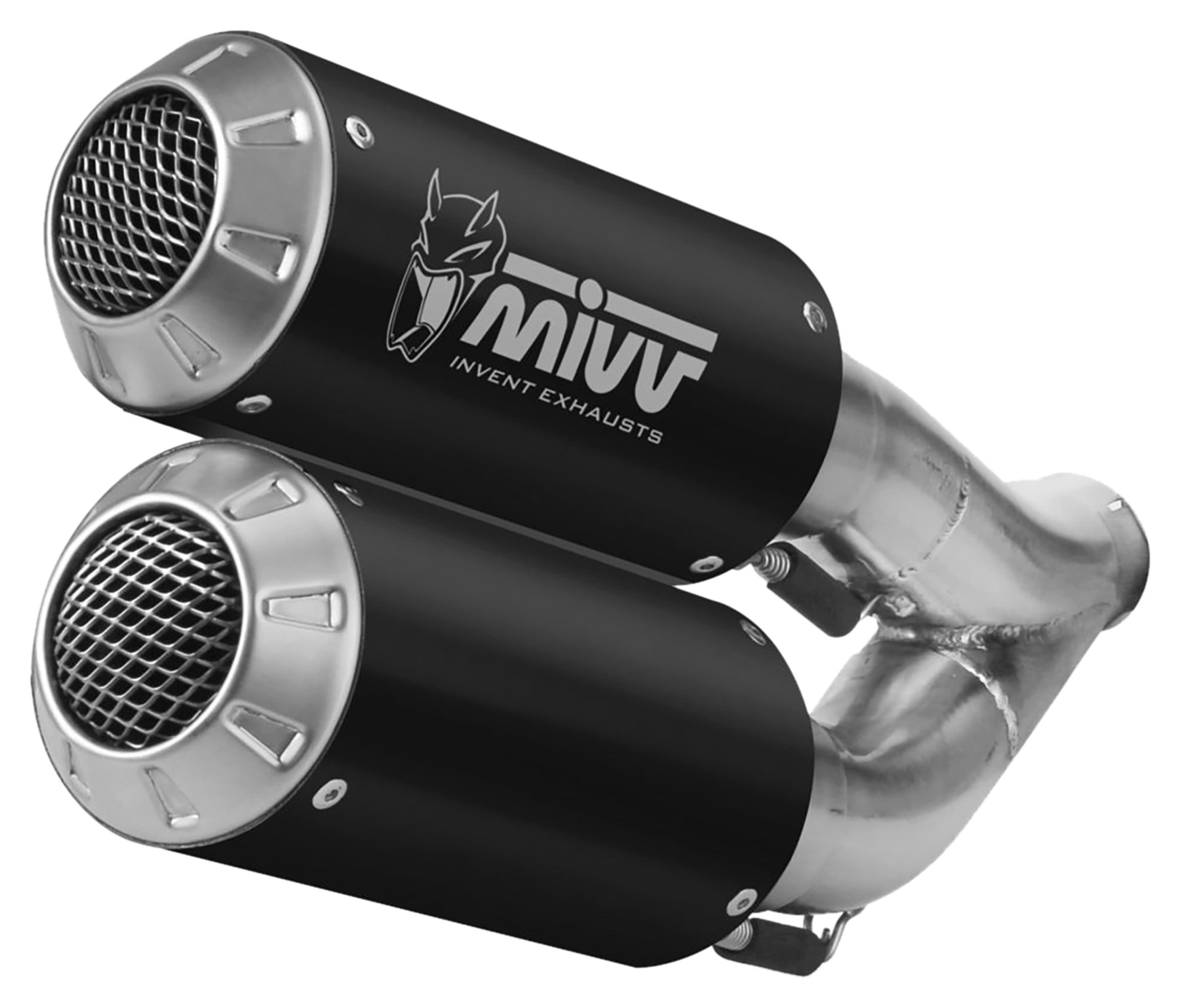 MIVV Mivv MK 3 dispositifs d'échappement Acier inoxydable naturel mat