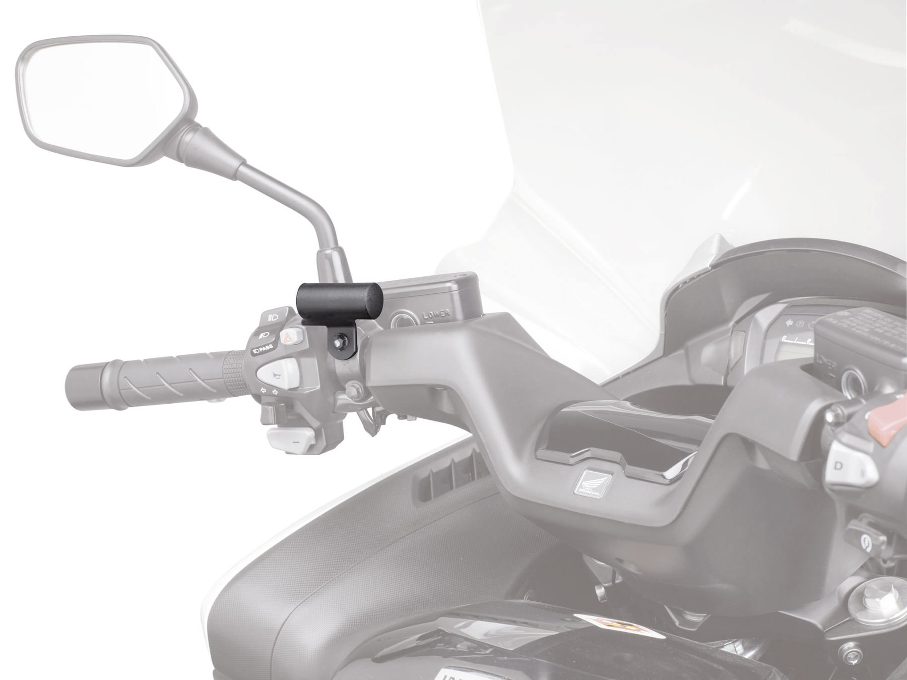 Givi AS100A2 Universal Montagekit Für Scheiben A23/A35N, Größe 40, Schwarz - Passend Für Motorrad-Verkleidungen