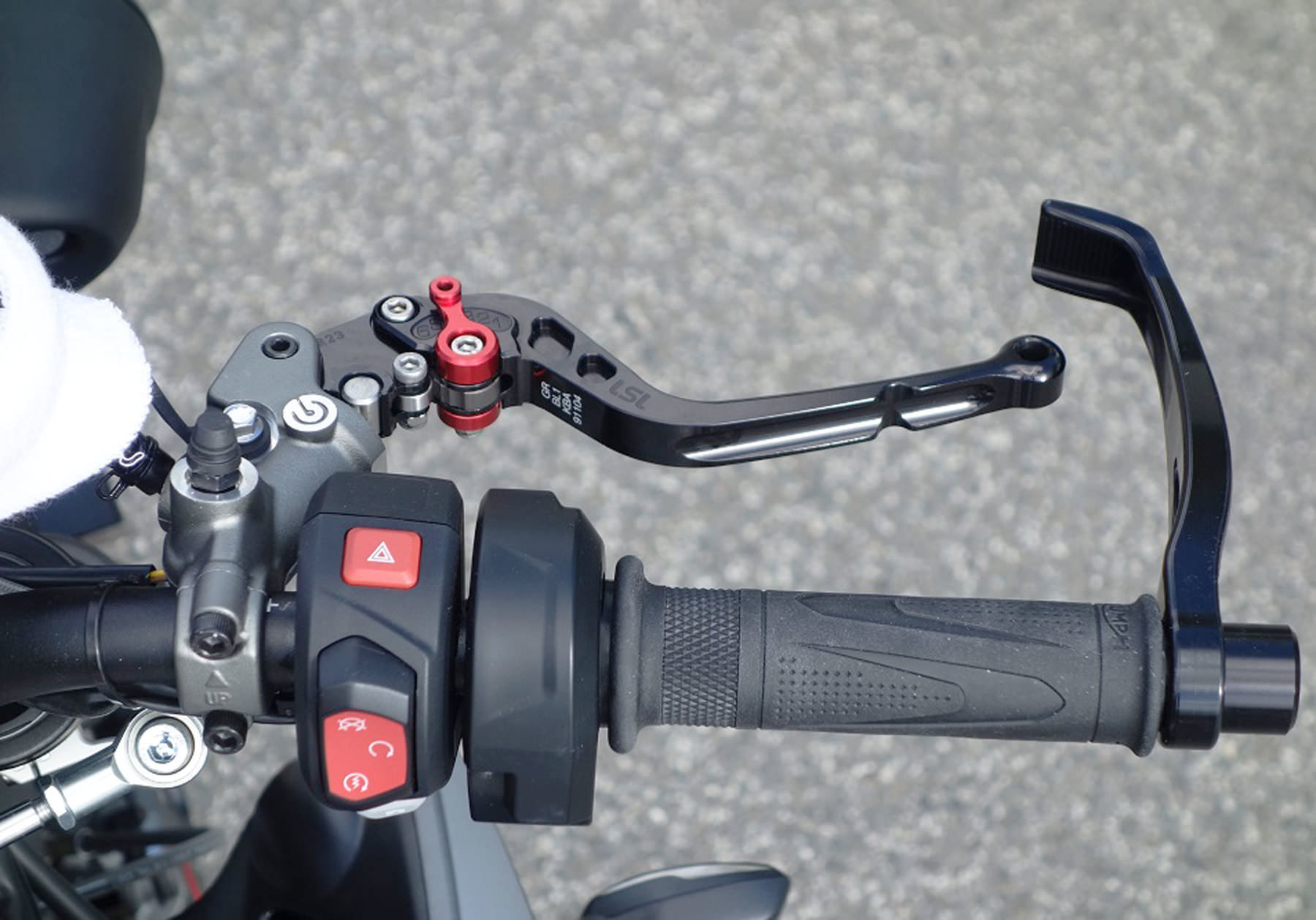 LSL LSL Lever Protector Black, Piece lowcost Louis 🏍️