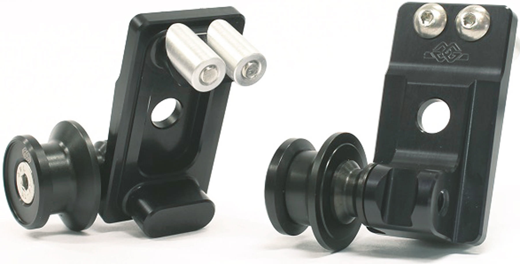 Tendicatena Per Bici In Lega Di Alluminio, 2 Pezzi, Nero, Con Tecnologia CNC, Per BMX, Fixie E Bici A Singola Velocità