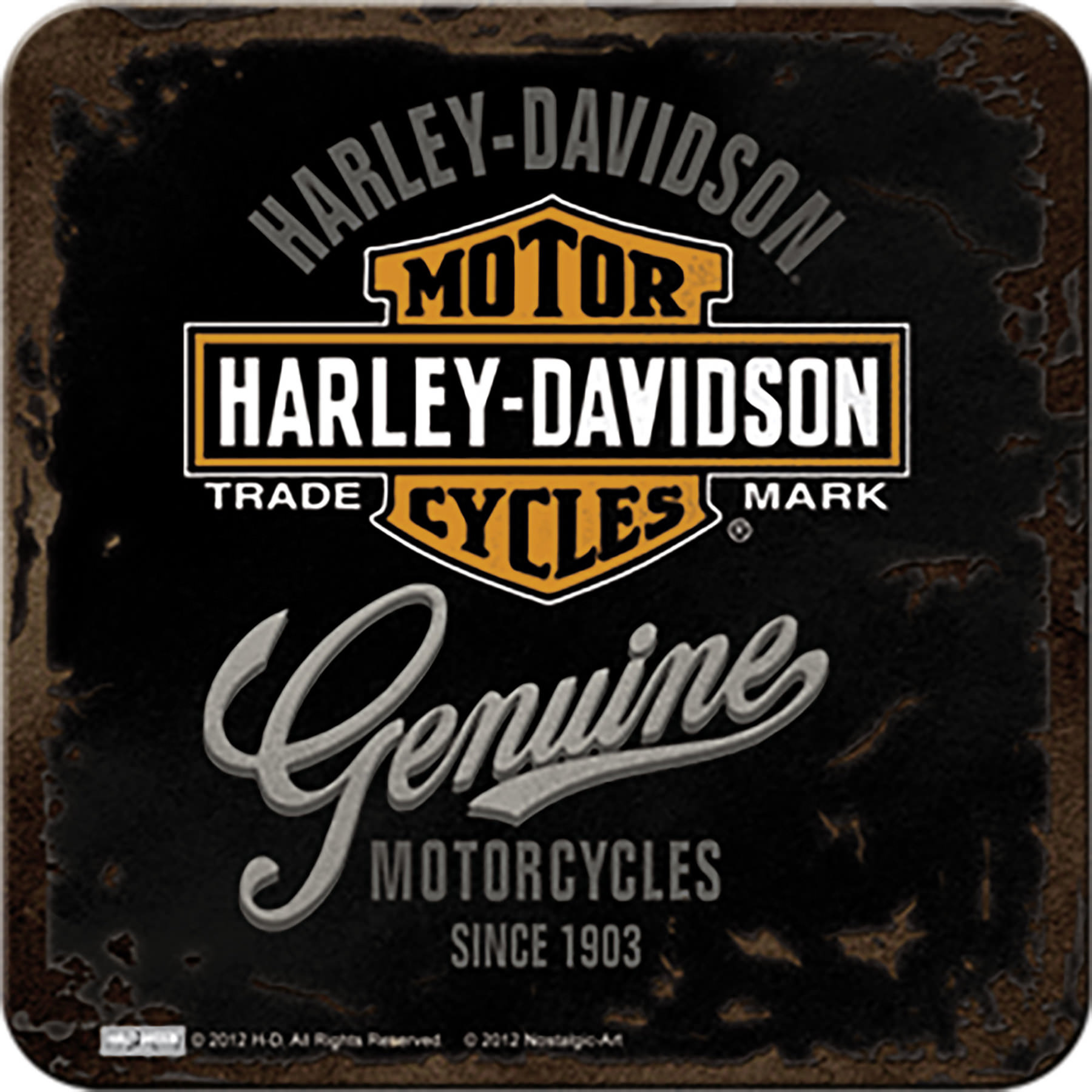 Harley Davidson Untersetzer Genuine Masse 9 X 9 Cm Per Stuck Kaufen Louis Motorrad Bekleidung Und Technik