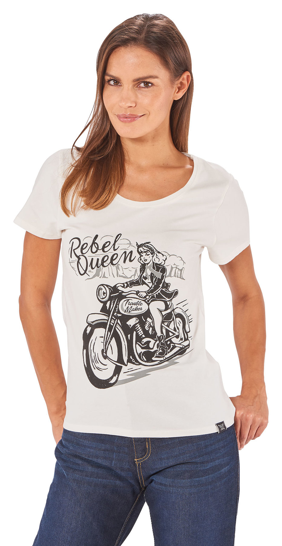 Buy Queen Kerosin Rebel Queen Ladies T Shirt Louis Motorcycle