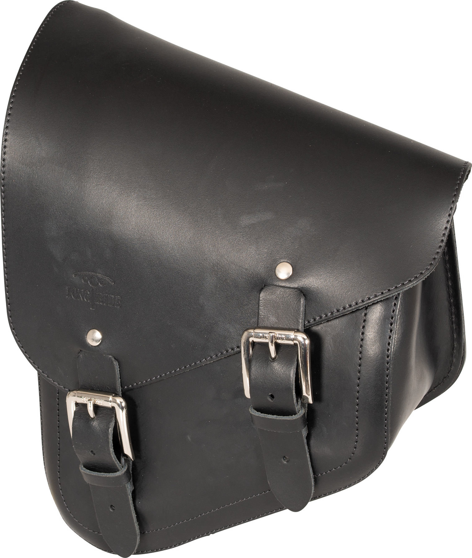 Buy the Harley Davidson Black Leather Small Pouch Flap Crossbody Bag