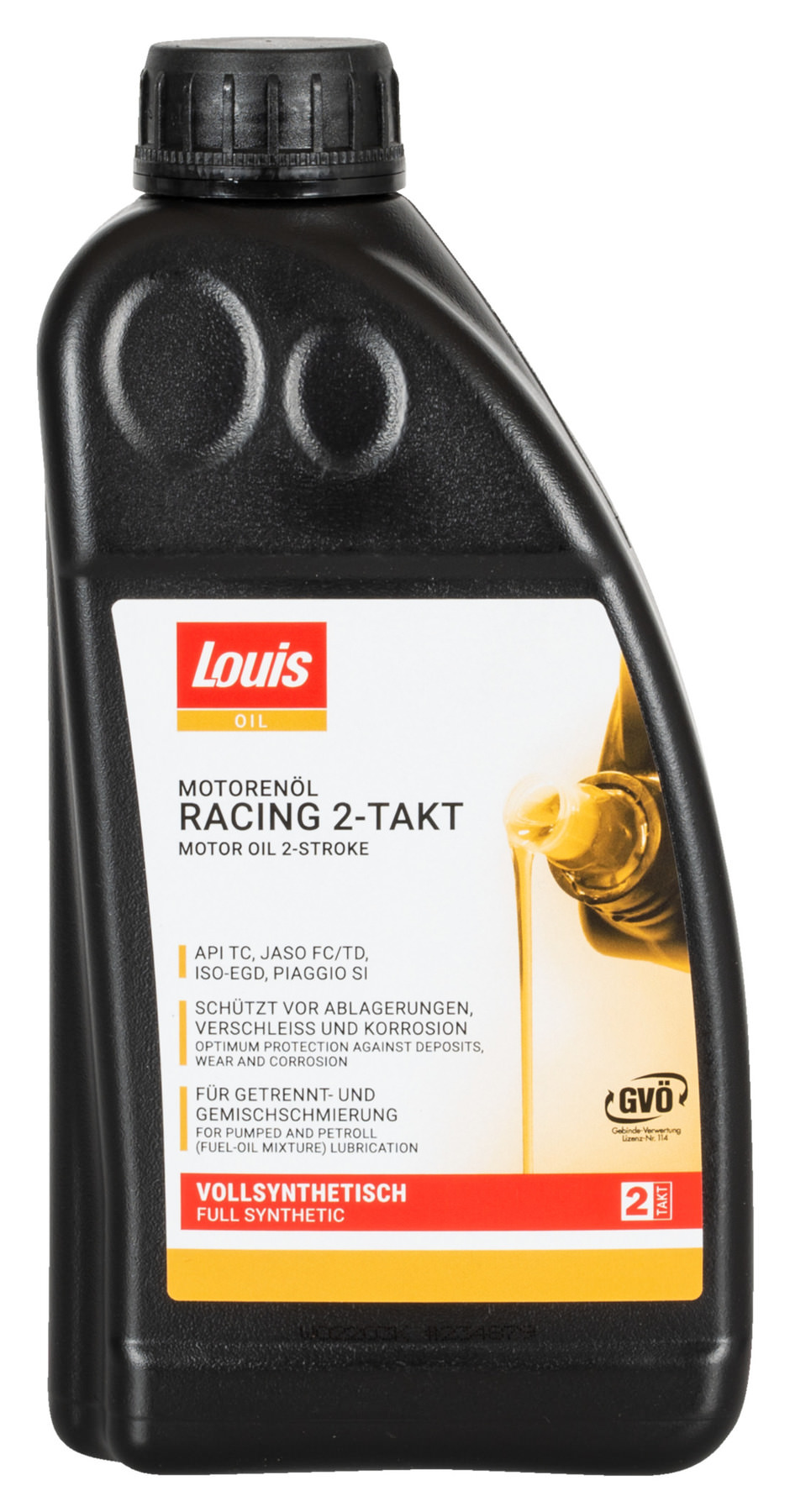 chikane dechifrere Holde Louis Oil MOTOROLIE LOUIS 2-T. RACING, FULDS., 1 LITER