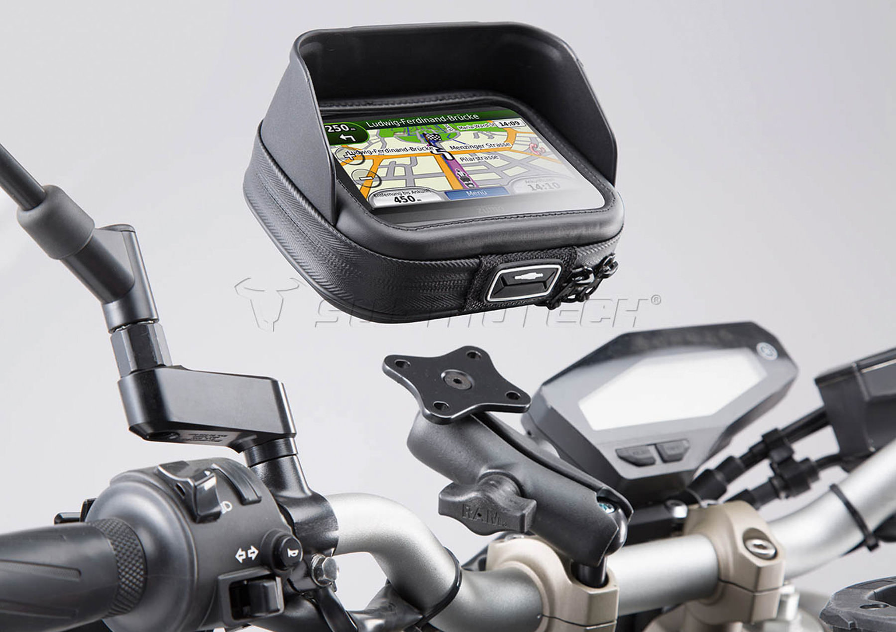 SWMotech UNIVERSAL GPSKIT. INCL. NAVI BAG M