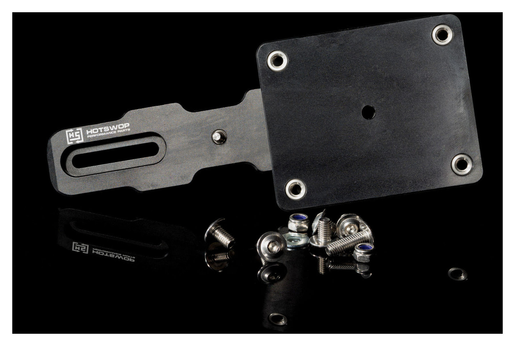 2x Porta Targa Originale AUDI SPORT Premium Supporto Per