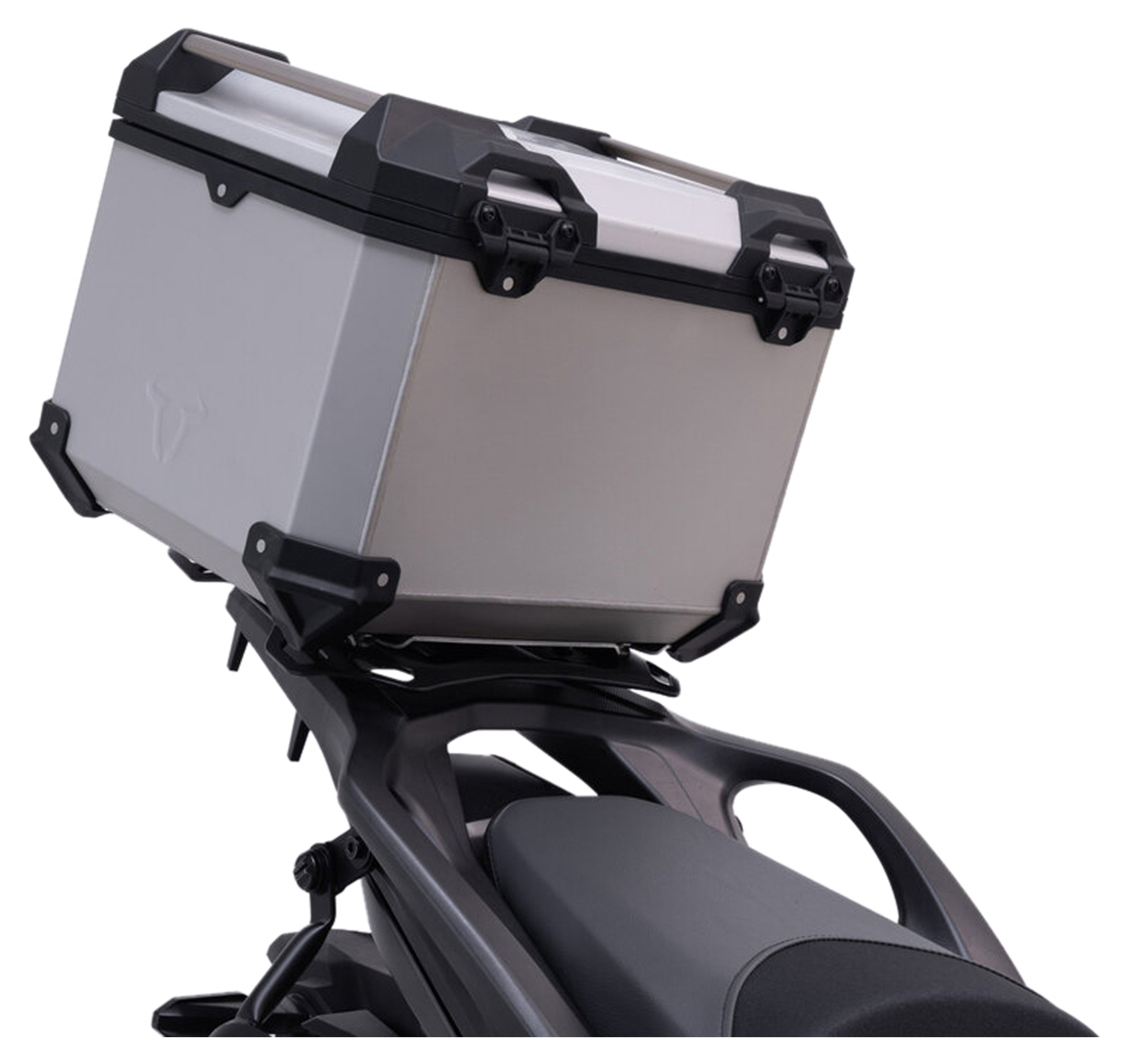 Support Accessoire Universel Pour Valises Trax SW-MOTECH - Plaque De Base Argentée Pour Bouteille Ou Bidon