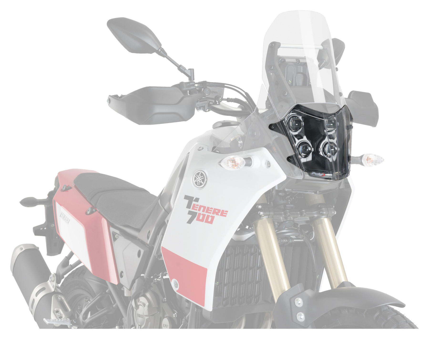 PUIG EXTENSION GARDE-BOUE AVANT POUR SUZUKI SV650S 03-08 NOIR OPAQUE