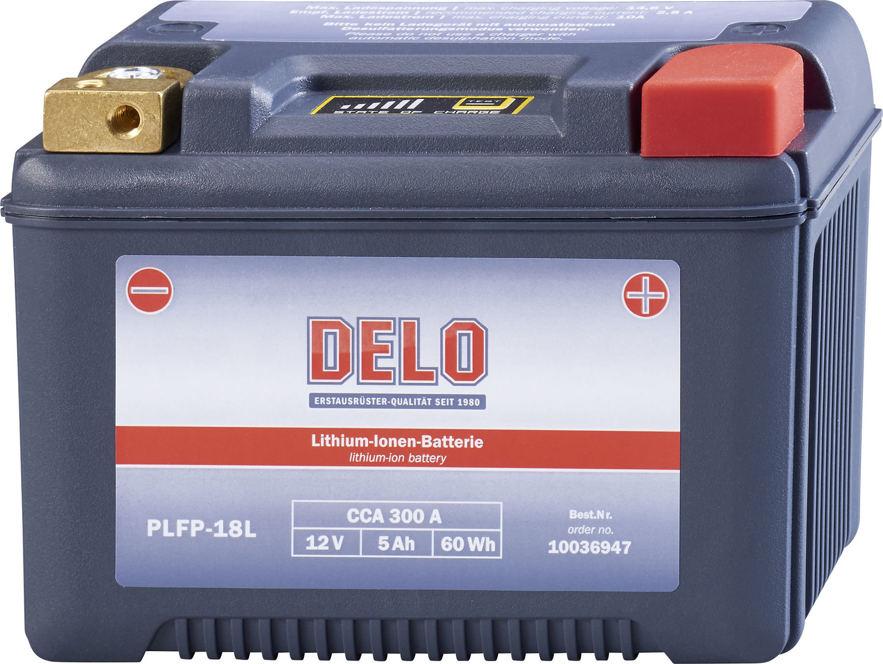Smigre musikkens Jordbær Delo DELO li-ion-batterier billigt | Louis 🏍️
