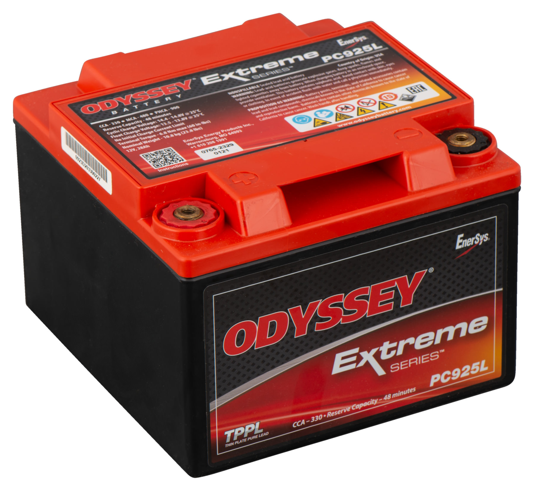 Odyssey Battery ODYSSEY Hawker Batteries Plomb Pur, 12V
