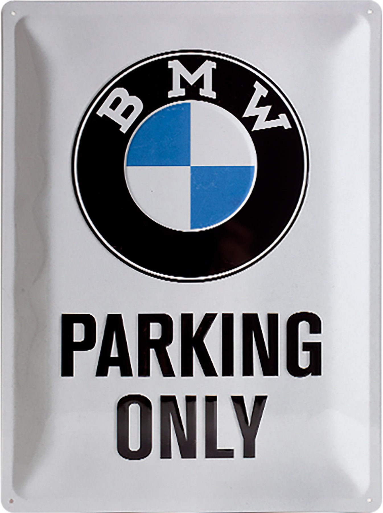 Buy Metal Sign BMW &quot;Parking Only&quot; Size: 30x40cm | Louis motorcycle clothing and technology