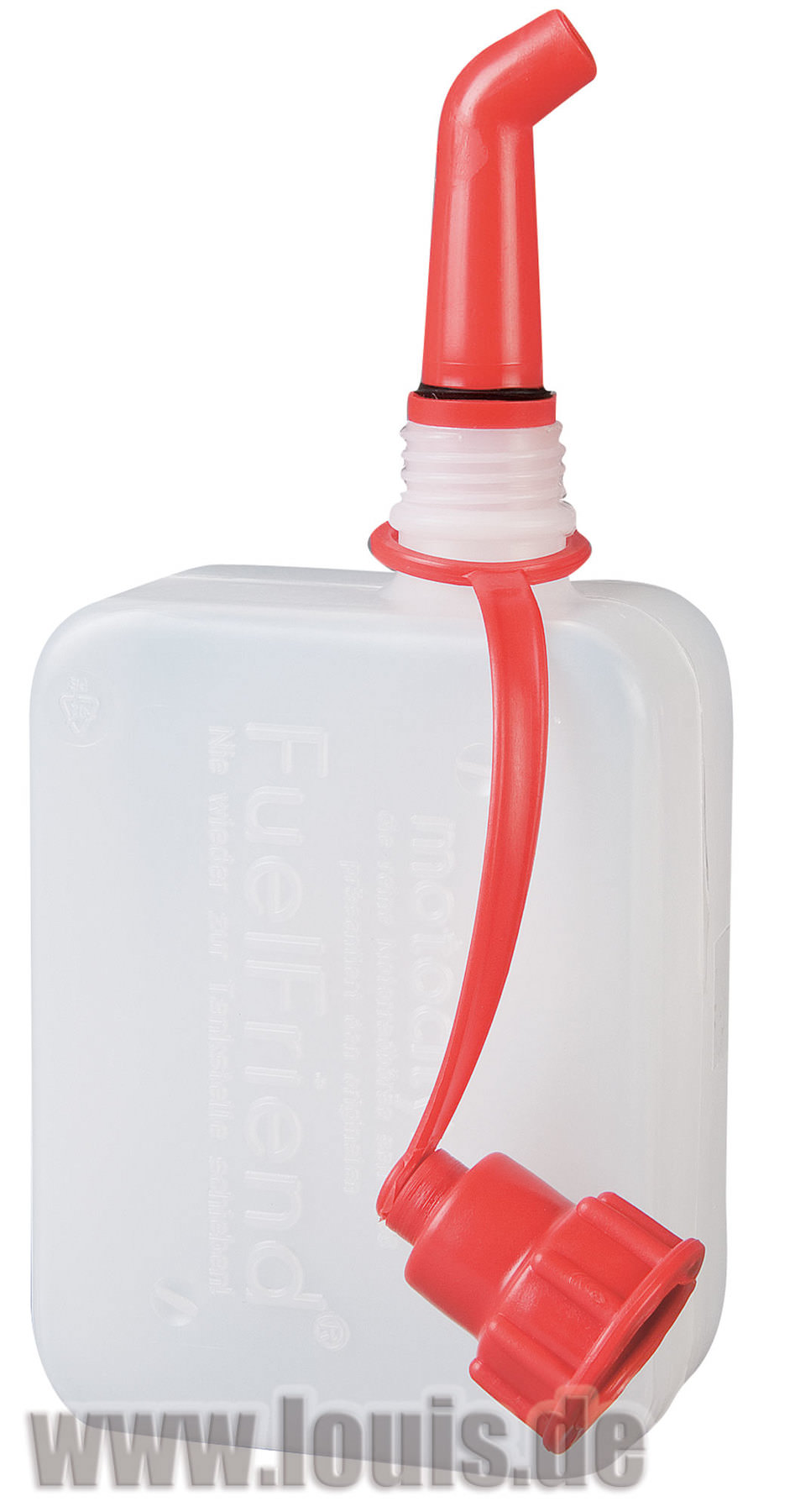 Fuel Friend FUELFRIEND CLEAR+P. SPOUT 0.5 L CANISTER, CLEAR