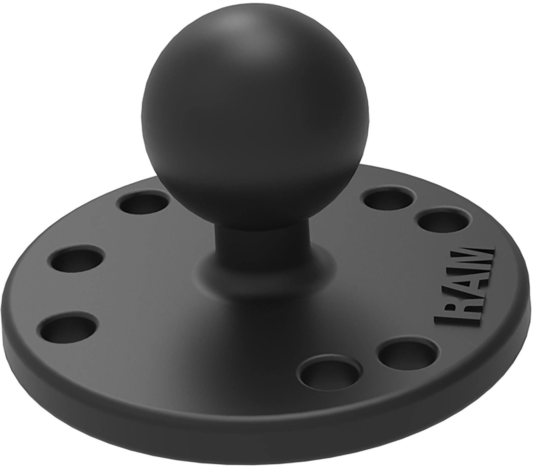 RAM Mounts ROUND BASE PLATE WITH B-BALL (1-INCH)