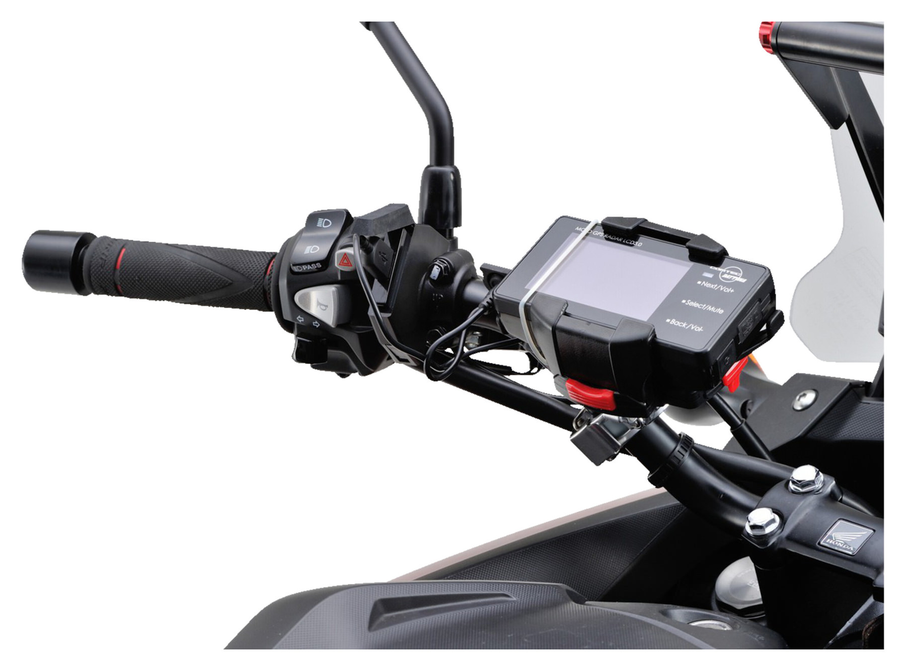 Stromversorgung USB SLIM 2x USB f. Motorrad Lenker - Daytona Europe