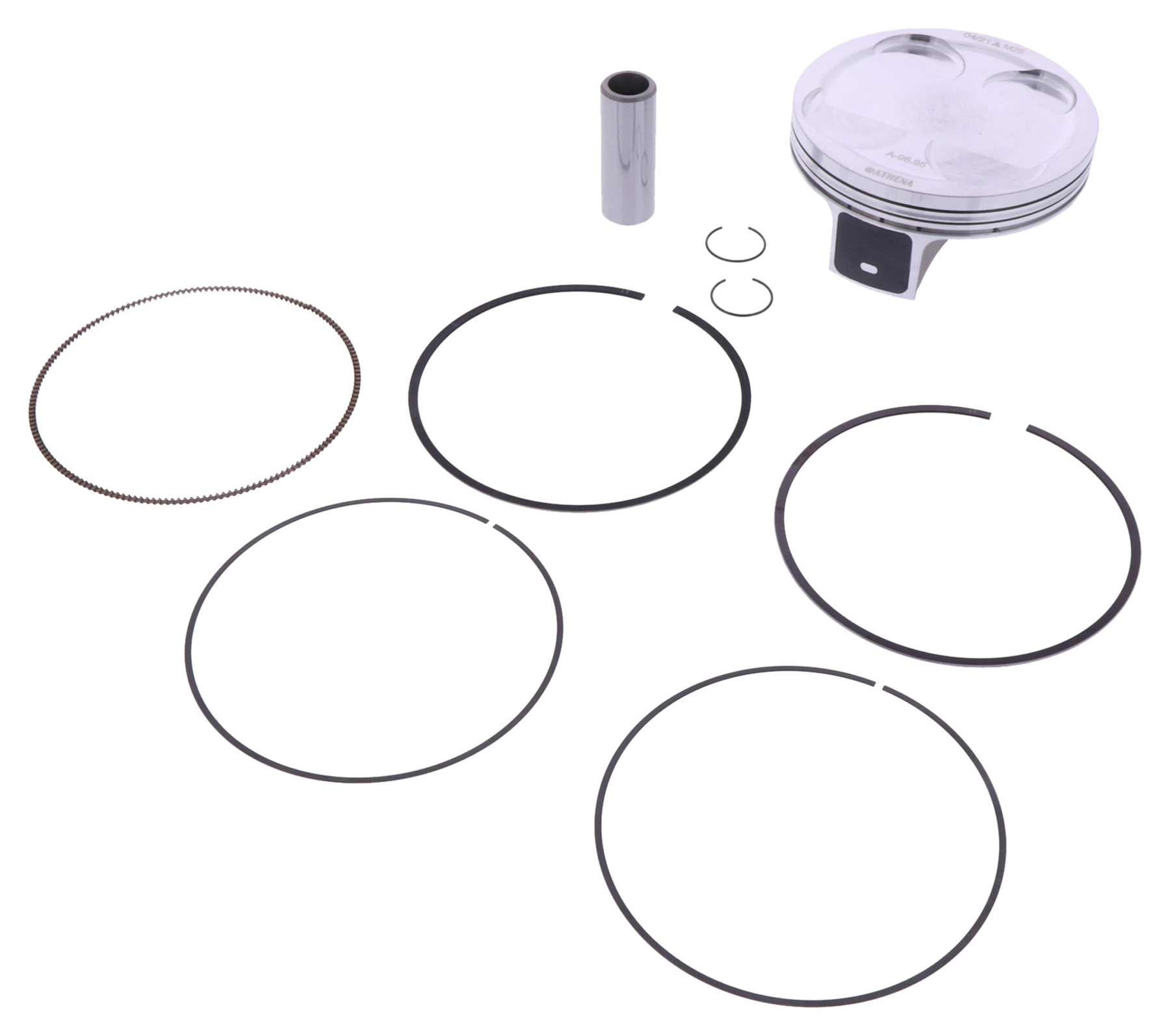 Athena S4F08200005A Ring Set Diameter 82 mm for Athena Piston main image 1