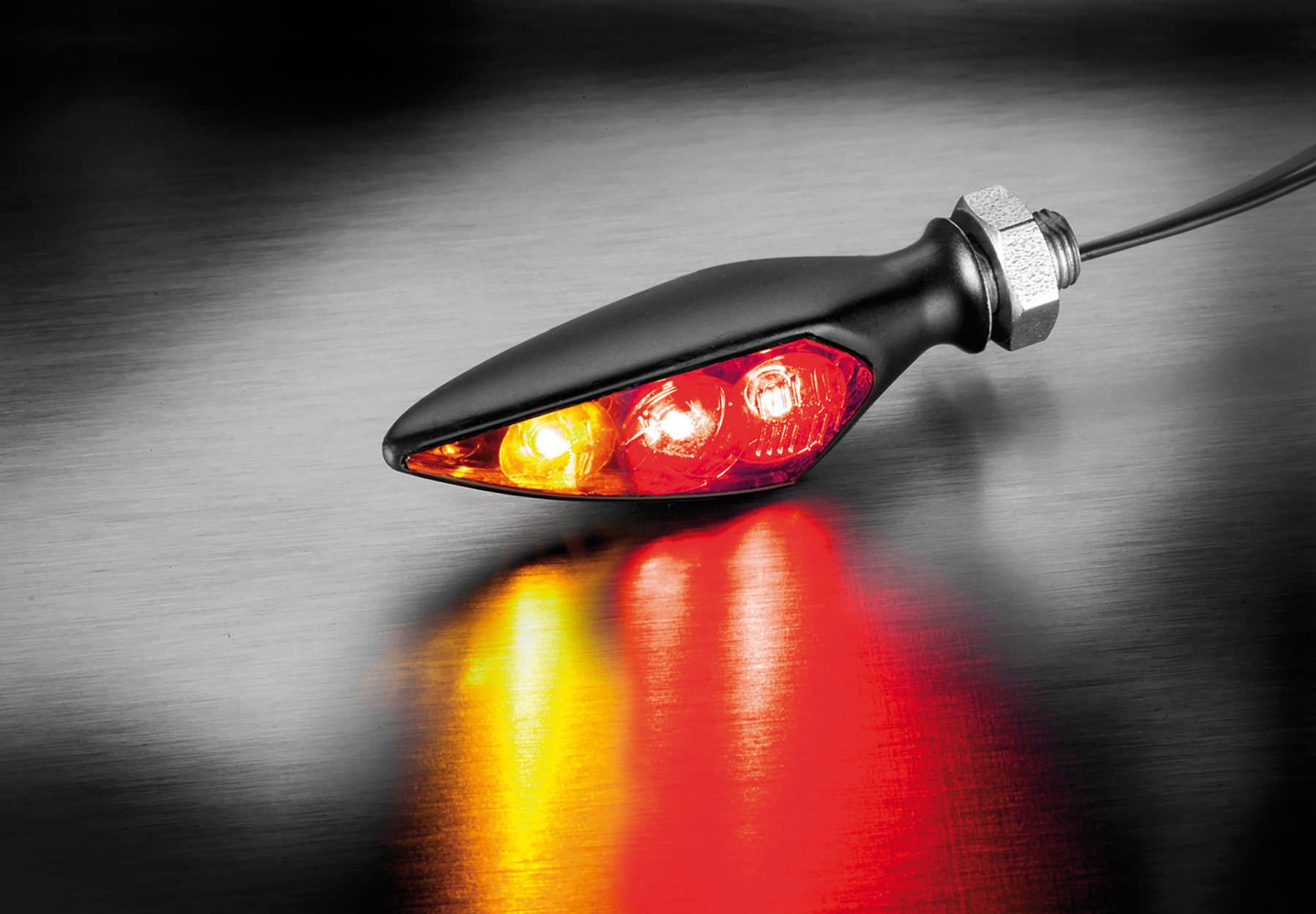 Kellermann Kellermann Rhombus S DF Dark LED turn signal/tail light